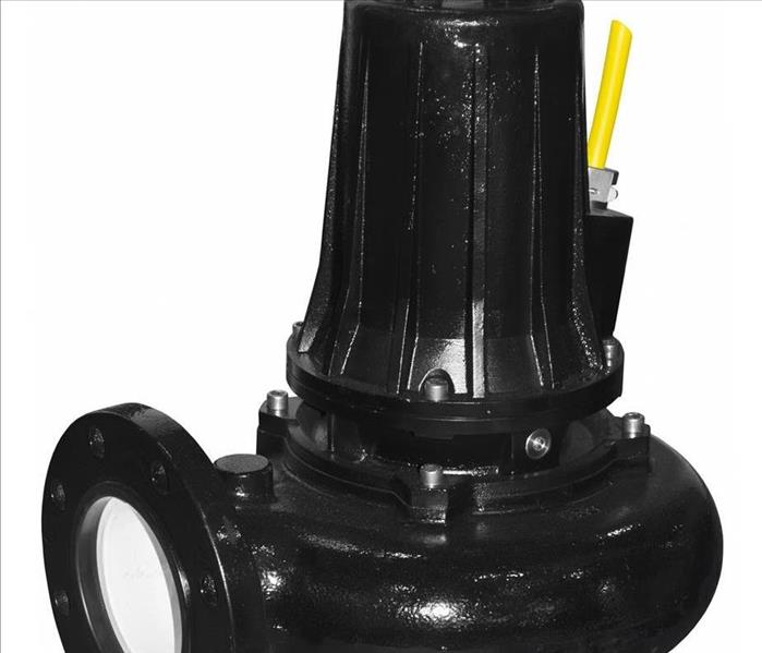 black submersible water pump